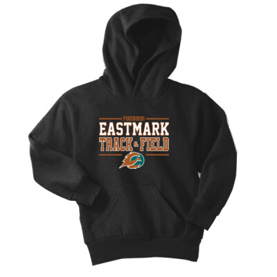 Youth Track & Field Hoodie - Orange Design Thumbnail