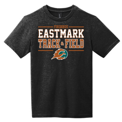 Youth Track & Field T-Shirt - Orange Design Thumbnail