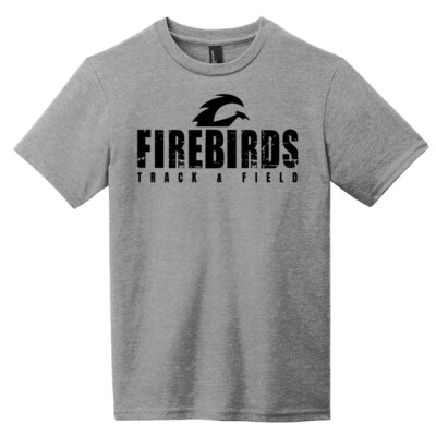 Youth Firebirds Track & Field T-Shirt - Black Design Thumbnail