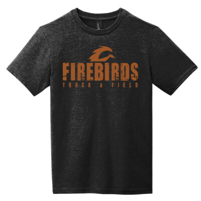 Youth Firebirds Track & Field T-Shirt - Orange Design Thumbnail