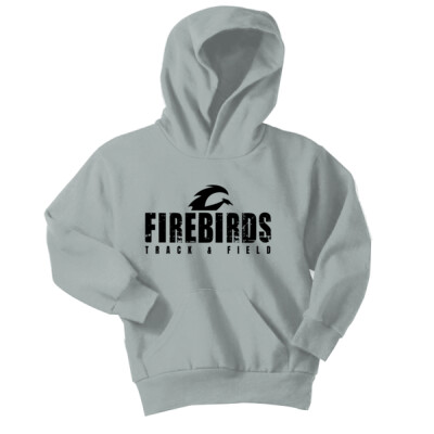 Youth Track & Field Hoodie - Black Design Thumbnail