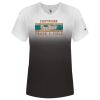 Women's V-Neck Ombre T-Shirt Thumbnail
